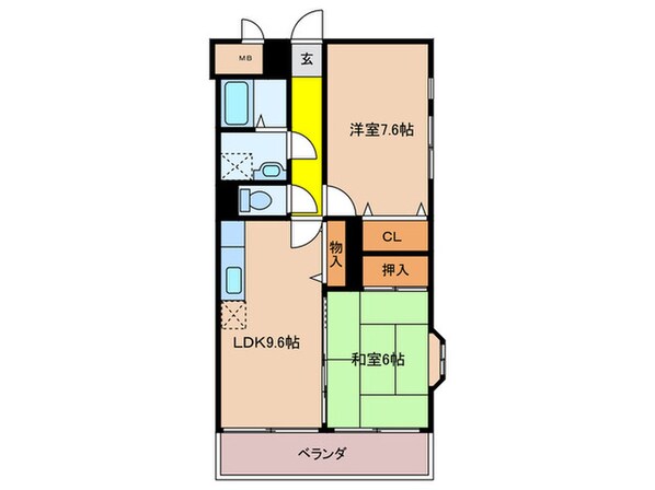 ビューポイントの物件間取画像